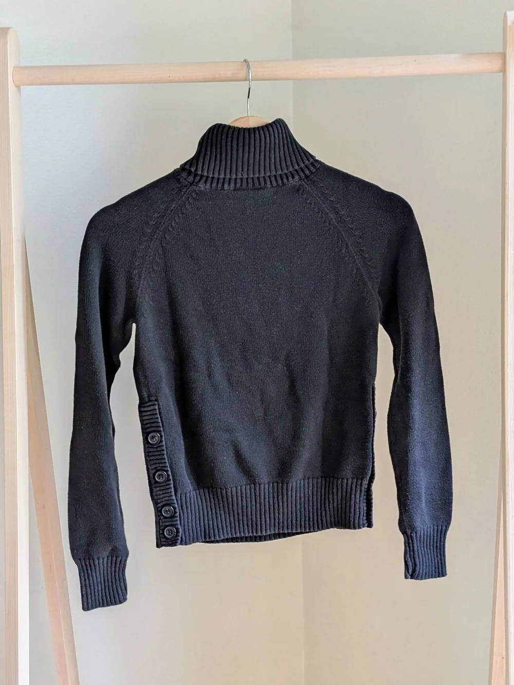 Vintage Ralph Lauren Polo Jeans Co. Turtleneck Sweater In Black - S/CH